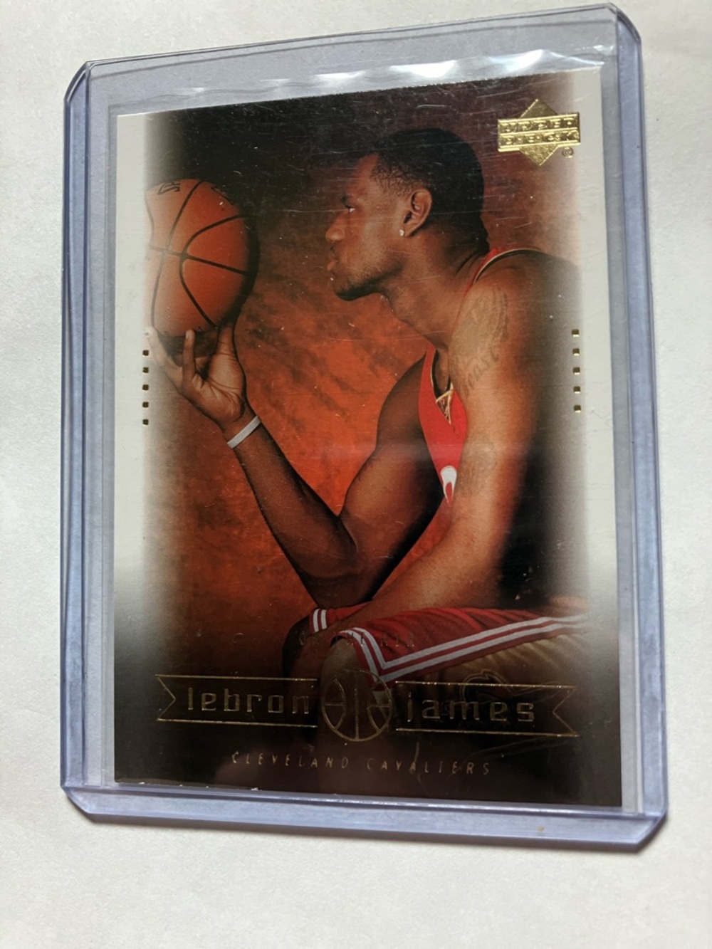 2003 Upper Deck LeBron James Cleveland Cavaliers Rookie Card NM+